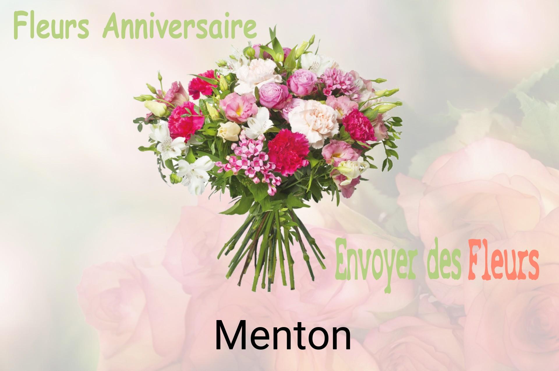 Bouquet de fleurs d’anniversaire livré à Menton